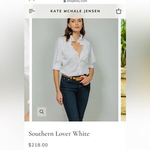 NWT White Southern Lover KMJ Original